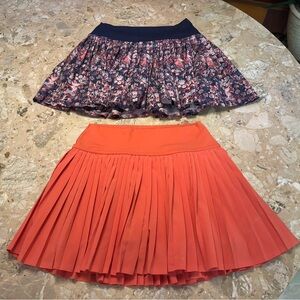 Offline by Aerie Floral and Orange Mini Skort Set Real Me